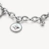 Bracciale Donna Chakra Brosway In Acciaio Con Stelle E Luna E Cristalli Pendenti 2 Verre Gioielli - l'istituzione del gioiello