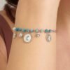 Bracciale Donna Chakra Brosway In Acciaio Con Calcedonio Turchese E Pendenti 3 Verre Gioielli - l'istituzione del gioiello