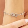 Bracciale Donna Chakra Brosway In Acciaio Con Infinto A Cuore E Cristalli Bianchi Nonna 1 Verre Gioielli - l'istituzione del gioiello