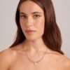 Collana Donna Chakra Brosway In Acciaio Dorato Con Pendenti E Cristalli Bianchi 2 Verre Gioielli - l'istituzione del gioiello