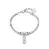 Bracciale Donna Luca Barra In Acciaio Con Infinito E Cristalli Bianchi 2 - Verre Gioielli Bracciale Donna Luca Barra In Acciaio Con Infinito E Cristalli Bianchi