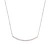 Collana Donna Barretta Amen In Argento 925 Con Zirconi Bianchi