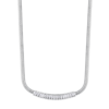Collana Donna Brosway Desideri In Acciaio Snake E Cubic Zirconia Bianchi