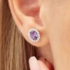 Orecchini Donna Brosway In Argento 925 Con Cubic Zirconia Viola E Bianchi Fancy 6 - Verre Gioielli Orecchini Donna Brosway In Argento 925 Con Cubic Zirconia Viola E Bianchi Fancy 2 Verre Gioielli - l'istituzione del gioiello