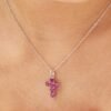 Charm Brosway In Argento 925 A Croce Con Cubic Zirconia Rossi Fancy 6 - Verre Gioielli Charm Brosway In Argento 925 A Croce Con Cubic Zirconia Rossi Fancy 2 Verre Gioielli - l'istituzione del gioiello