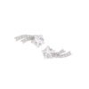 Orecchini Donna Amen In Argento 925 A Stella Cometa Con Zirconi Bianchi