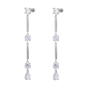 Orecchini Donna Brosway Affinity In Acciaio E Cubic Zirconia Bianchi Pendenti 1 - Verre Gioielli Orecchini Donna Brosway Affinity In Acciaio E Cubic Zirconia Bianchi Pendenti