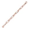 Bracciale Donna Unoaerre In Bronzo Rosato A Catena Forzatina 1 Verre Gioielli - l'istituzione del gioiello