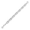Bracciale Donna A Catena Piatta Unoaerre In Bronzo Argentato E Galvanica Argento 925 1 Verre Gioielli - l'istituzione del gioiello