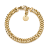 Bracciale Donna A Catena Coda Di Volpe Unoaerre In Bronzo Dorato