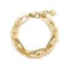 Bracciale Donna A Catena Quadrata Unoaerre In Bronzo Dorato 1 - Verre Gioielli Bracciale Donna A Catena Quadrata Unoaerre In Bronzo Dorato