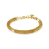 Bracciale Donna A Catena Snake Unoaerre In Bronzo Dorato 2 - Verre Gioielli Bracciale Donna A Catena Snake Unoaerre In Bronzo Dorato