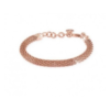 Bracciale Donna A Catena Snake Unoaerre In Bronzo Rosato