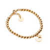 Bracciale Donna Liu Jo Con Sfere In Acciaio Dorato E Stellina Con Zirconi Bianchi 1 - Verre Gioielli Bracciale Donna Liu Jo Con Sfere In Acciaio Dorato E Stellina Con Zirconi Bianchi