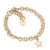 Bracciale Donna Liu Jo In Acciaio Dorato A Catena E Stellina Con Zirconi Bianchi 4 - Verre Gioielli Bracciale Donna Liu Jo In Acciaio Dorato A Catena E Stellina Con Zirconi Bianchi