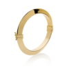 Bracciale Donna Rigido Tubolare Unoaerre In Bronzo Dorato