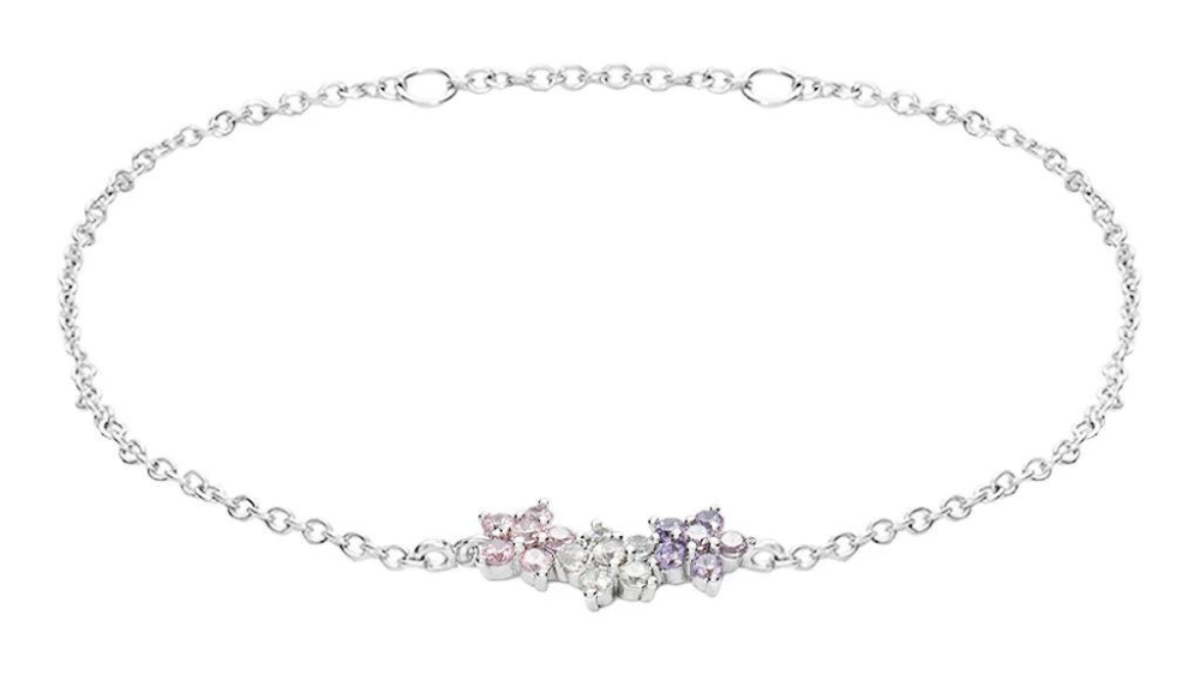 Elli - Bracciale Classico Brillante Regolabile in Argento