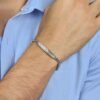 Bracciale Uomo Luca Barra In Acciaio E Cristallo Nero 5 - Verre Gioielli Bracciale Uomo Luca Barra In Acciaio E Cristallo Nero 1 Verre Gioielli - l'istituzione del gioiello