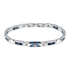 Bracciale Uomo Maserati In Acciaio Bicolore Silver E Ip Blu