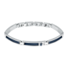 Bracciale Uomo Maserati In Acciaio Silver E Blu
