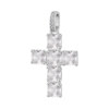Charm Brosway In Argento 925 A Croce Con Cubic Zirconia Bianchi Fancy