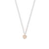 Collana Donna Liu Jo Con Perle e Cuore Rosato Con Zirconi Bianchi 1 - Verre Gioielli Collana Donna Liu Jo Con Perle e Cuore Rosato Con Zirconi Bianchi