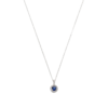 Collana Donna Punto Luce Liu Jo In Acciaio Con Zircone Blu E Bianchi