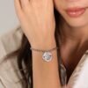 Bracciale Coppia Doppio Luca Barra In Acciaio Amore 2 Verre Gioielli - l'istituzione del gioiello