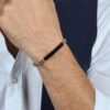 Bracciale Uomo Luca Barra In Acciaio E Targa In Ip Nero Personalizzabile 5 - Verre Gioielli Bracciale Uomo Luca Barra In Acciaio E Targa In Ip Nero Personalizzabile 1 Verre Gioielli - l'istituzione del gioiello