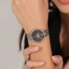 Orologio Donna Luca Barra Solo Tempo Al Quarzo In Acciaio E Cristalli Bianchi 1 Verre Gioielli - l'istituzione del gioiello