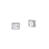Orecchini Donna Liu Jo In Acciaio Con Cubic Zirconia Bianchi 2 - Verre Gioielli Orecchini Donna Liu Jo In Acciaio Con Cubic Zirconia Bianchi