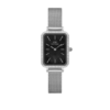 Orologio Donna Daniel Wellington Quadro Lumine Bezel Pop In Acciaio Silver E Cristalli