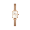 Orologio Donna Daniel Wellington Quadro Mini Melrose In Acciaio Rosato 1 Verre Gioielli - l'istituzione del gioiello
