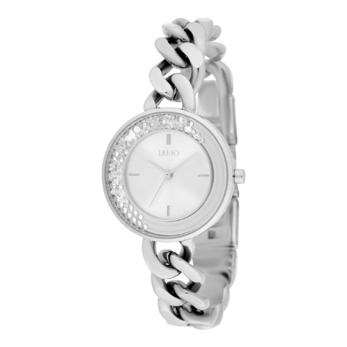 Orologio Donna Liu Jo In Acciaio Silver E Zirconi Bianchi Solo Tempo Al Quarzo