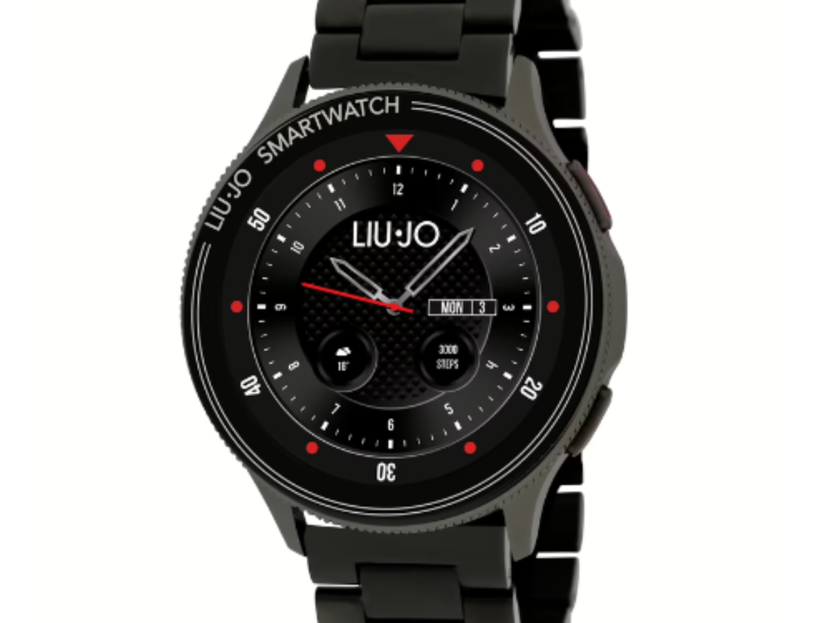 Smartwatch Uomo Liu Jo In Acciaio E Zinco Nero - Verre Gioielli