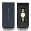 Orologio Donna Daniel Wellington Petite Bezel Pop In Acciaio Dorato E Cristalli 3 Verre Gioielli - l'istituzione del gioiello