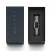 Orologio Donna Daniel Wellington Quadro Lumine Bezel Pop In Acciaio Silver E Cristalli 3 Verre Gioielli - l'istituzione del gioiello