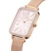 Orologio Donna Daniel Wellington Quadro Lumine Bezel Pop In Acciaio Rosato E Cristalli 5 - Verre Gioielli Orologio Donna Daniel Wellington Quadro Lumine Bezel Pop In Acciaio Rosato E Cristalli 1 Verre Gioielli - l'istituzione del gioiello