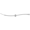 Bracciale Baby Tennis Nanan In Argento 925 Con Cristalli Bianchi E Orsetto