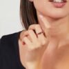 Anello Donna Amen In Argento 925 Rosato Regolabile Con 3 Cuore E Zirconi Rosso Rubino 5 - Verre Gioielli Anello Donna Amen In Argento 925 Rosato Regolabile Con 3 Cuore E Zirconi Rosso Rubino 2 Verre Gioielli - l'istituzione del gioiello