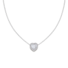 Collana Donna Amen In Argento 925 A Cuore Con Zirconi Bianchi 2 - Verre Gioielli Collana Donna Amen In Argento 925 A Cuore Con Zirconi Bianchi