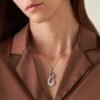 Collana Donna Stroili In Acciaio E Cristalli Bianchi Lady Phantasya 2 Verre Gioielli - l'istituzione del gioiello