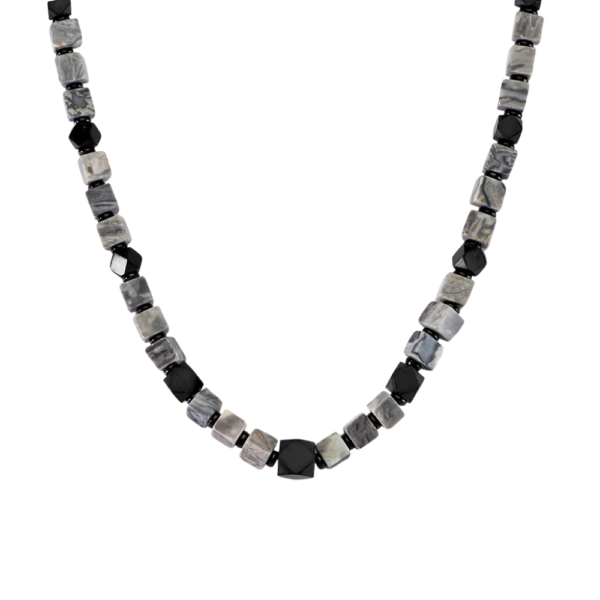 Collana Uomo Stroili Con Antracite E Labradorite