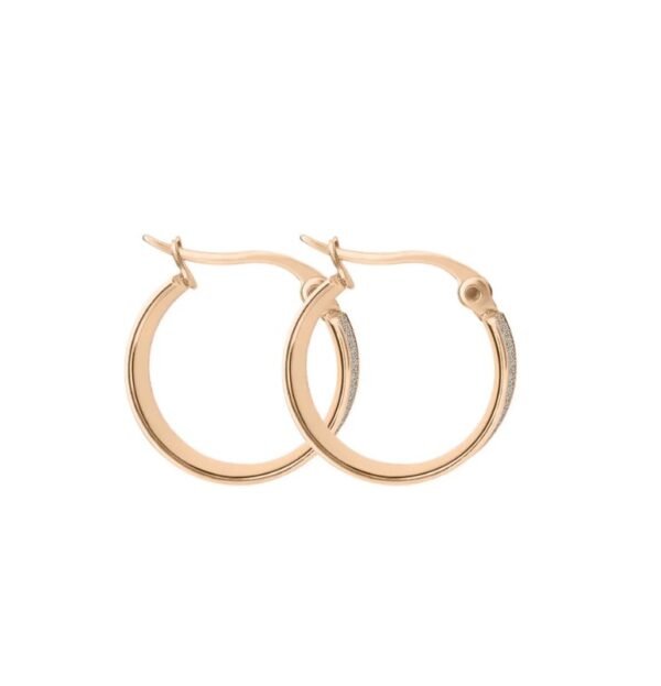 Purelei® Orecchini a spirale – Due pezzi design a spirale – Acciaio inossidabile placcato oro 14 K/18 K – Orecchini espressivi – 9,5 g (coppia) – Impermeabili, Normal, Acciaio inossidabile, Abalone