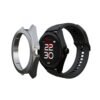Smartwatch Techmade Uomo Rocks 2.0 In Acciaio E Silicone Nero Con Doppia Cover Grigia E Nera