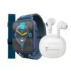 Smartwatch Uomo Techmade Dreamer In Abs Blu Con Doppio Cinturino E Cuffie