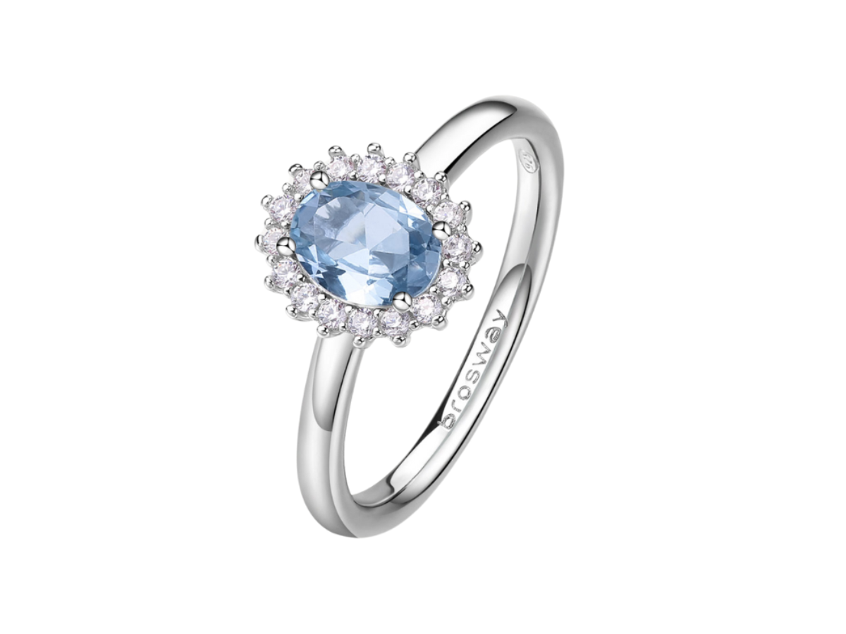 Anello Donna Argento 925 Con Zirconia Cubica - Fedina