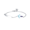 Bracciale Bambino Luca Barra In Acciaio Con Piastra E Ancora 1 - Verre Gioielli Bracciale Bambino Luca Barra In Acciaio Con Piastra E Ancora