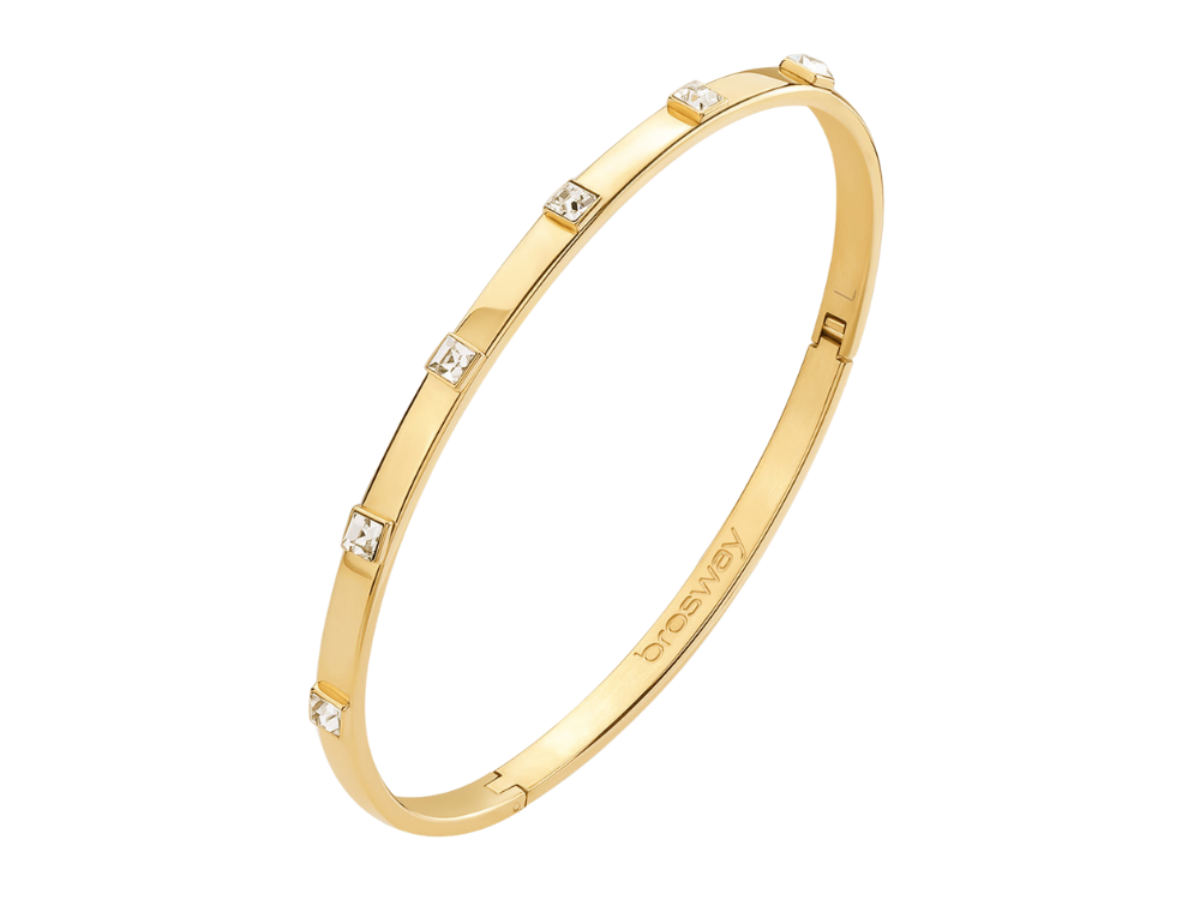 Brosway Bracciale Rigido Donna – Acciaio 316L, PVD Oro Rosa E Cristalli Swarovski – Collezione Destiny, Modello BDY13 - 4