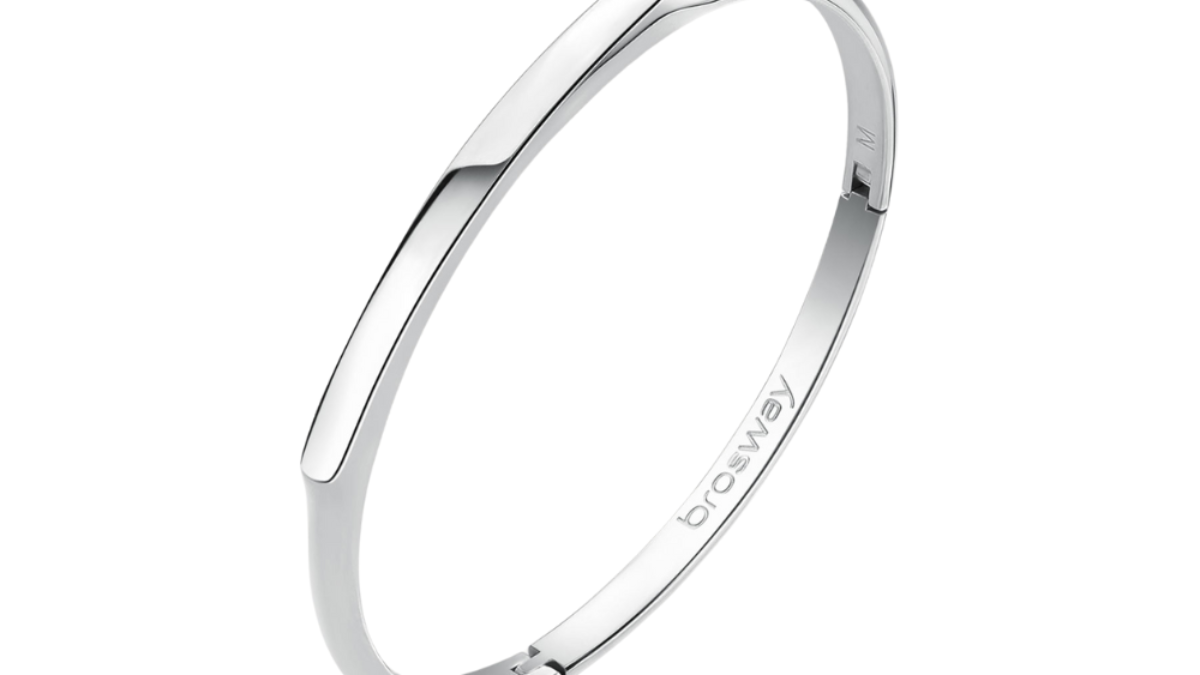 Bracciale Rigido Brosway Rain Con Cristalli: Acciaio 316L E Design Italiano